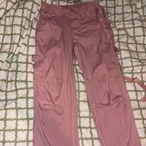 Pink Cargo Pants